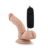 Dr. Skin - Dr. Ken Vibrator Met Zuignap 16.5 cm - Vanilla - PlayForFun